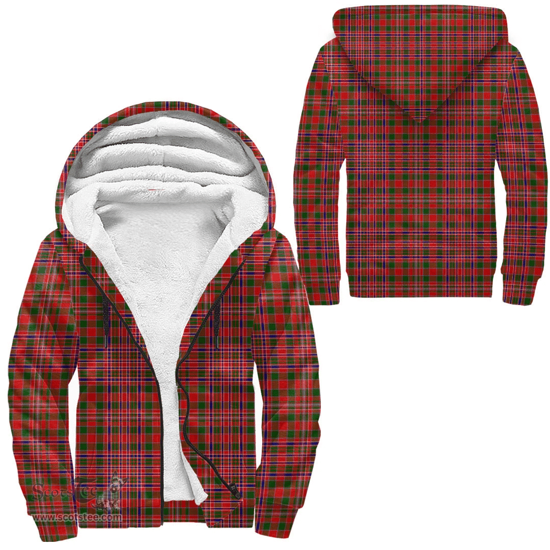 Scottish Macalister Modern Clan Tartan Sherpa Hoodie - Scottish Plaid Hoodies Scottish Plaid Tartan Plaid - ScotsTee - scotstee.com