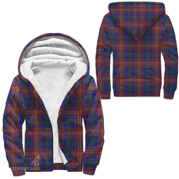 Scottish Chisholm Hunting Modern Clan Tartan Sherpa Hoodie - Scottish Plaid Hoodies Scottish Plaid Tartan Plaid - ScotsTee - scotstee.com