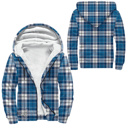 Scottish Strathclyde District Clan Tartan Sherpa Hoodie - Scottish Plaid Hoodies Scottish Plaid Tartan Plaid - ScotsTee - scotstee.com
