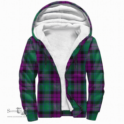 Scottish Macarthur Milton Clan Tartan Sherpa Hoodie - Scottish Plaid Hoodies Scottish Plaid Tartan Plaid - ScotsTee - scotstee.com