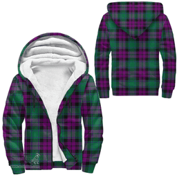 Scottish Macarthur Milton Clan Tartan Sherpa Hoodie - Scottish Plaid Hoodies Scottish Plaid Tartan Plaid - ScotsTee - scotstee.com