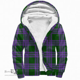 Scottish Elphinstone Clan Tartan Sherpa Hoodie - Scottish Plaid Hoodies Scottish Plaid Tartan Plaid - ScotsTee - scotstee.com