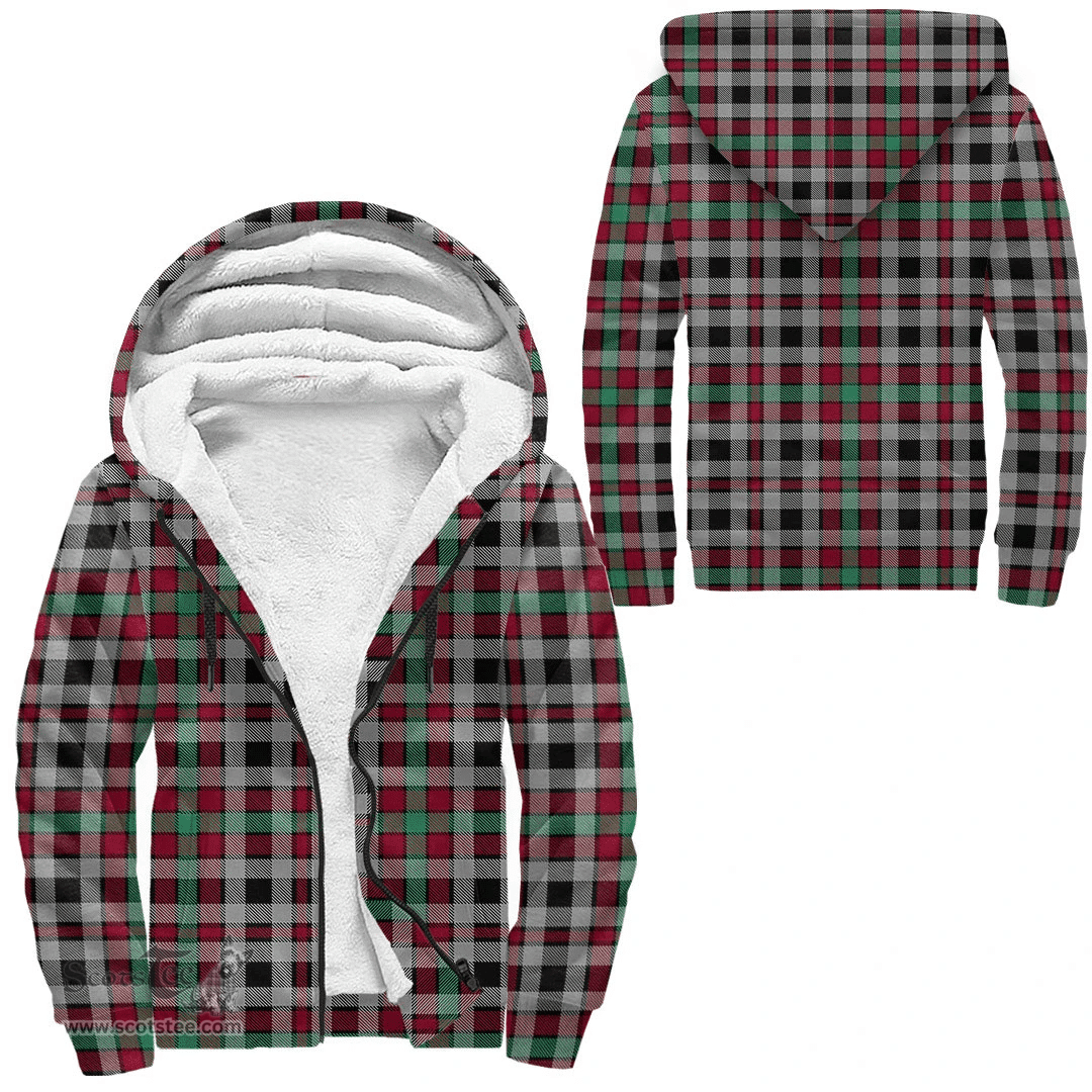 Scottish Borthwick Ancient Clan Tartan Sherpa Hoodie - Scottish Plaid Hoodies Scottish Plaid Tartan Plaid - ScotsTee - scotstee.com