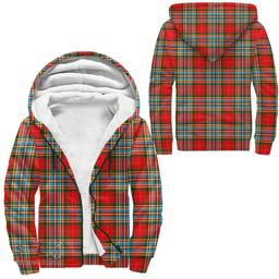 Scottish Chattan Clan Tartan Sherpa Hoodie - Scottish Plaid Hoodies Scottish Plaid Tartan Plaid - ScotsTee - scotstee.com