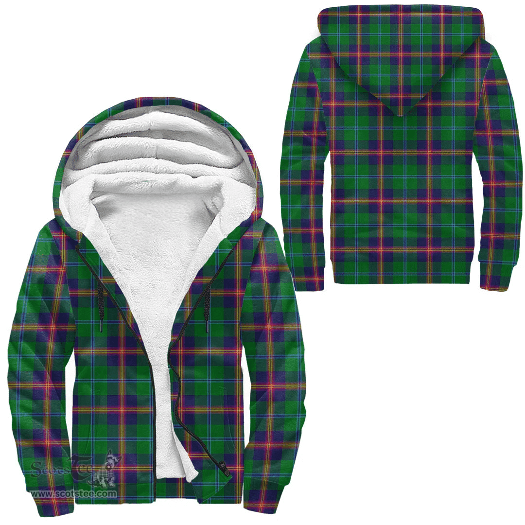 Scottish Young Modern Clan Tartan Sherpa Hoodie - Scottish Plaid Hoodies Scottish Plaid Tartan Plaid - ScotsTee - scotstee.com