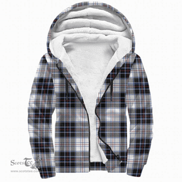 Scottish Macrae Dress Modern Clan Tartan Sherpa Hoodie - Scottish Plaid Hoodies Scottish Plaid Tartan Plaid - ScotsTee - scotstee.com