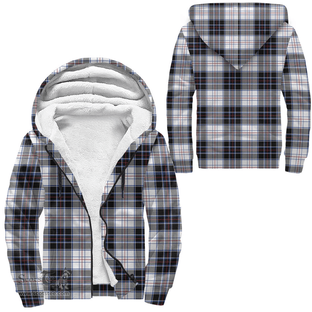 Scottish Macrae Dress Modern Clan Tartan Sherpa Hoodie - Scottish Plaid Hoodies Scottish Plaid Tartan Plaid - ScotsTee - scotstee.com