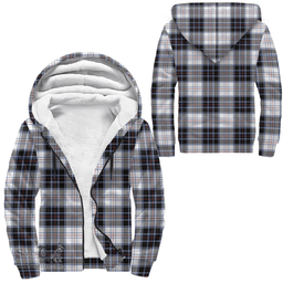 Scottish Macrae Dress Modern Clan Tartan Sherpa Hoodie - Scottish Plaid Hoodies Scottish Plaid Tartan Plaid - ScotsTee - scotstee.com