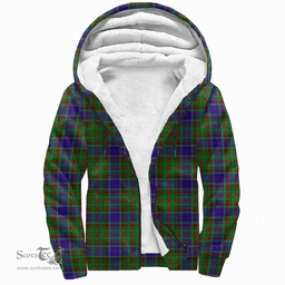 Scottish Adam Clan Tartan Sherpa Hoodie - Scottish Plaid Hoodies Scottish Plaid Tartan Plaid - ScotsTee - scotstee.com