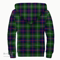 Scottish Sutherland Modern Clan Tartan Sherpa Hoodie - Scottish Plaid Hoodies Scottish Plaid Tartan Plaid - ScotsTee - scotstee.com