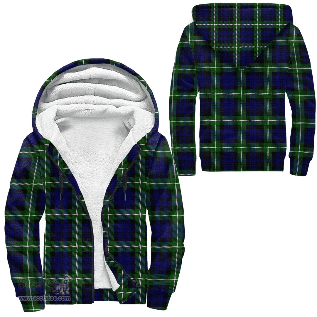 Scottish Lamont Modern Clan Tartan Sherpa Hoodie - Scottish Plaid Hoodies Scottish Plaid Tartan Plaid - ScotsTee - scotstee.com