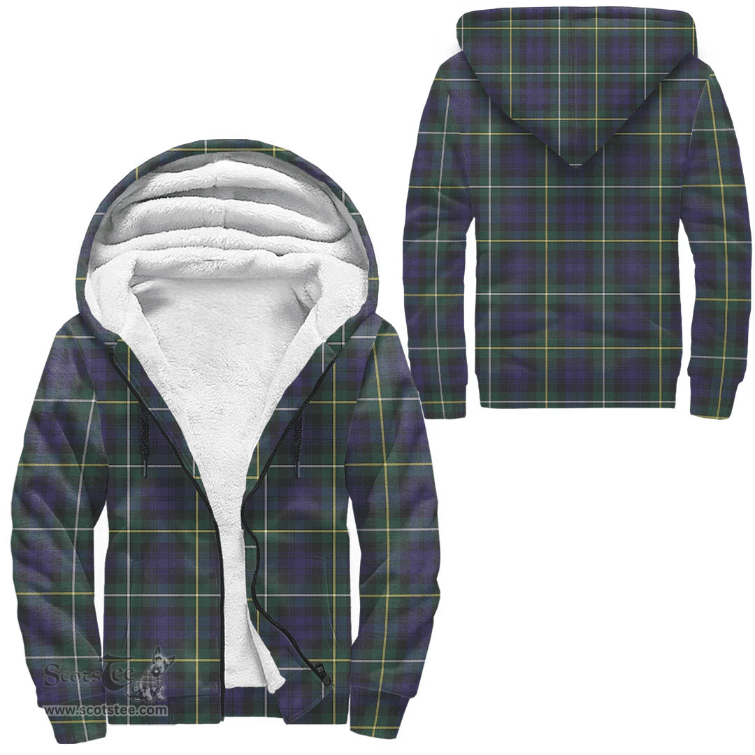 Scottish Campbell Argyll Modern Clan Tartan Sherpa Hoodie - Scottish Plaid Hoodies Scottish Plaid Tartan Plaid - ScotsTee - scotstee.com