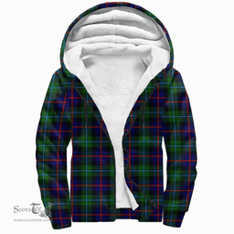Scottish Campbell Of Cawdor Modern Clan Tartan Sherpa Hoodie - Scottish Plaid Hoodies Scottish Plaid Tartan Plaid - ScotsTee - scotstee.com