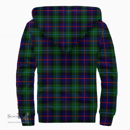 Scottish Campbell Of Cawdor Modern Clan Tartan Sherpa Hoodie - Scottish Plaid Hoodies Scottish Plaid Tartan Plaid - ScotsTee - scotstee.com
