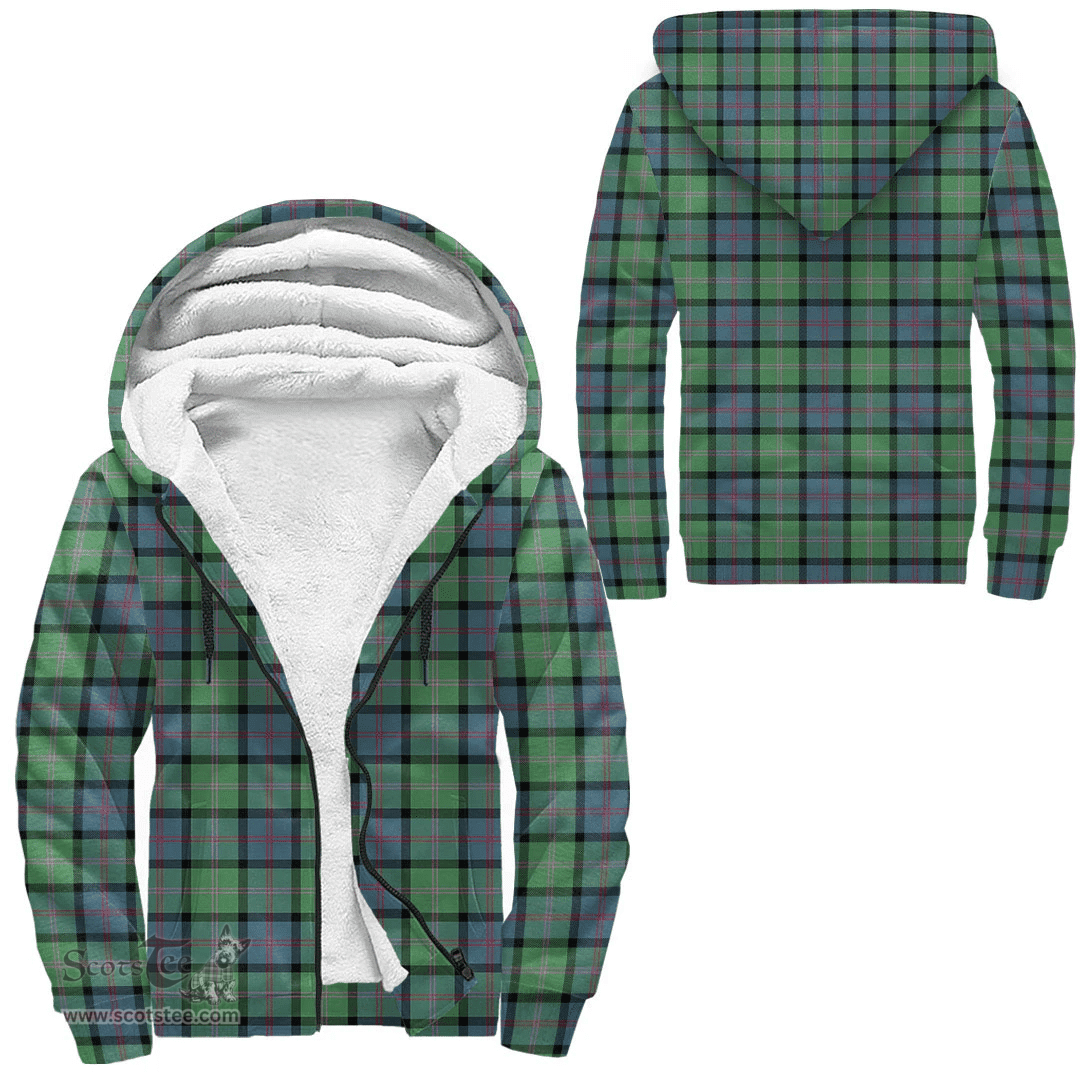 Scottish Macthomas Ancient Clan Tartan Sherpa Hoodie - Scottish Plaid Hoodies Scottish Plaid Tartan Plaid - ScotsTee - scotstee.com