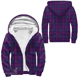 Scottish Pride Of Glencoe Clan Tartan Sherpa Hoodie - Scottish Plaid Hoodies Scottish Plaid Tartan Plaid - ScotsTee - scotstee.com