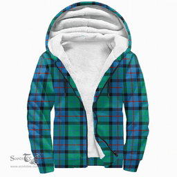 Scottish Flower Of Scotland Clan Tartan Sherpa Hoodie - Scottish Plaid Hoodies Scottish Plaid Tartan Plaid - ScotsTee - scotstee.com