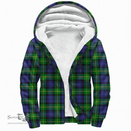 Scottish Gordon Modern Clan Tartan Sherpa Hoodie - Scottish Plaid Hoodies Scottish Plaid Tartan Plaid - ScotsTee - scotstee.com
