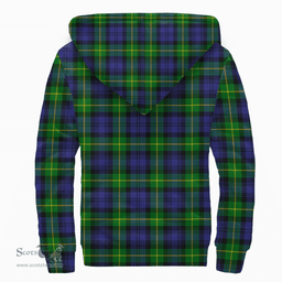 Scottish Gordon Modern Clan Tartan Sherpa Hoodie - Scottish Plaid Hoodies Scottish Plaid Tartan Plaid - ScotsTee - scotstee.com