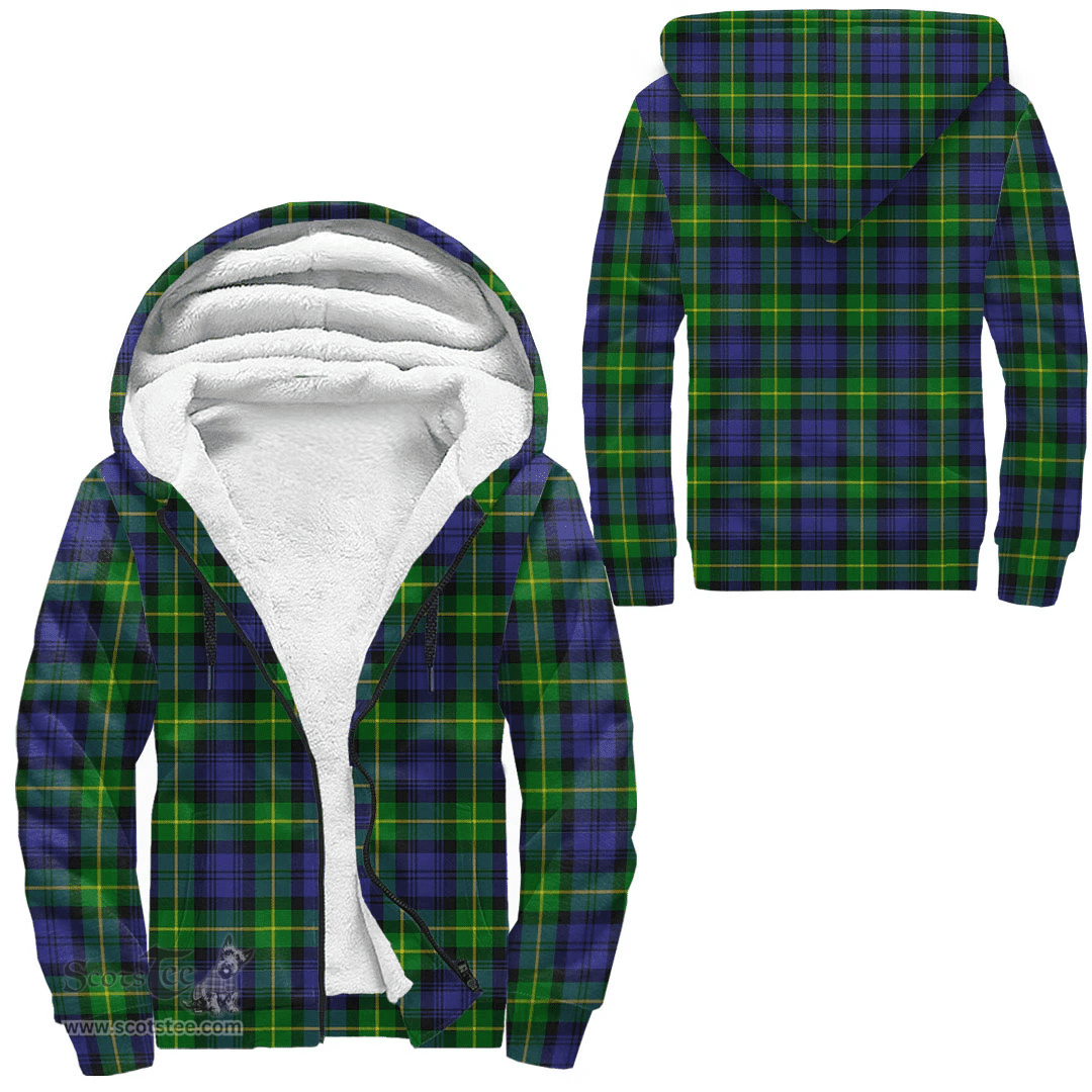 Scottish Gordon Modern Clan Tartan Sherpa Hoodie - Scottish Plaid Hoodies Scottish Plaid Tartan Plaid - ScotsTee - scotstee.com