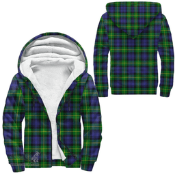 Scottish Gordon Modern Clan Tartan Sherpa Hoodie - Scottish Plaid Hoodies Scottish Plaid Tartan Plaid - ScotsTee - scotstee.com