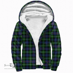 Scottish Mackenzie Modern Clan Tartan Sherpa Hoodie - Scottish Plaid Hoodies Scottish Plaid Tartan Plaid - ScotsTee - scotstee.com