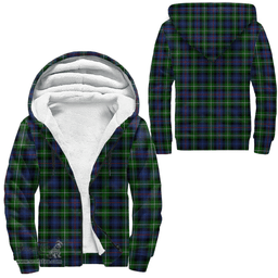 Scottish Mackenzie Modern Clan Tartan Sherpa Hoodie - Scottish Plaid Hoodies Scottish Plaid Tartan Plaid - ScotsTee - scotstee.com