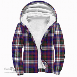 Scottish Macdonald Dress Modern Clan Tartan Sherpa Hoodie - Scottish Plaid Hoodies Scottish Plaid Tartan Plaid - ScotsTee - scotstee.com