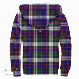 Scottish Macdonald Dress Modern Clan Tartan Sherpa Hoodie - Scottish Plaid Hoodies Scottish Plaid Tartan Plaid - ScotsTee - scotstee.com