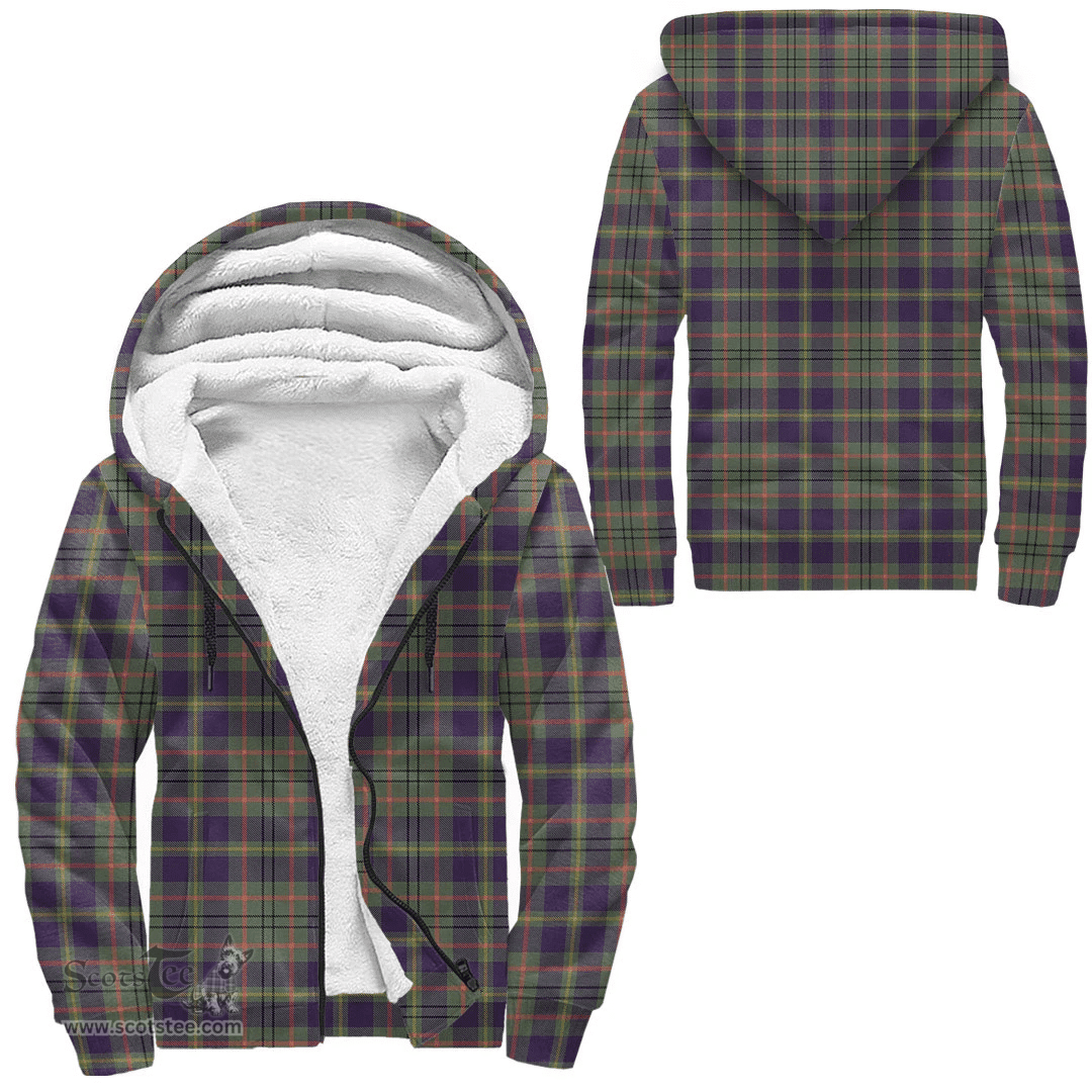Scottish Taylor Weathered Clan Tartan Sherpa Hoodie - Scottish Plaid Hoodies Scottish Plaid Tartan Plaid - ScotsTee - scotstee.com