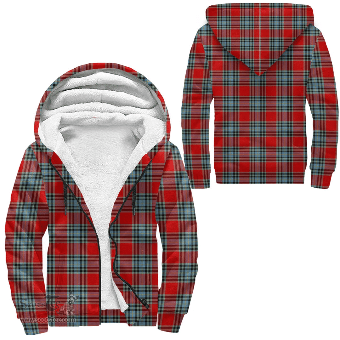 Scottish Macleay Clan Tartan Sherpa Hoodie - Scottish Plaid Hoodies Scottish Plaid Tartan Plaid - ScotsTee - scotstee.com