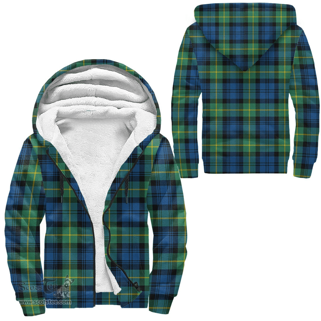 Scottish Gordon Ancient Clan Tartan Sherpa Hoodie - Scottish Plaid Hoodies Scottish Plaid Tartan Plaid - ScotsTee - scotstee.com