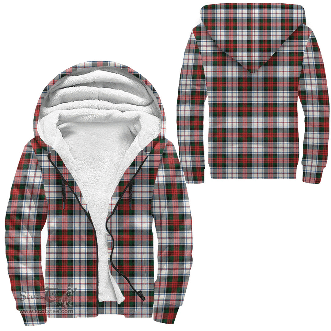 Scottish Macduff Dress Modern Clan Tartan Sherpa Hoodie - Scottish Plaid Hoodies Scottish Plaid Tartan Plaid - ScotsTee - scotstee.com
