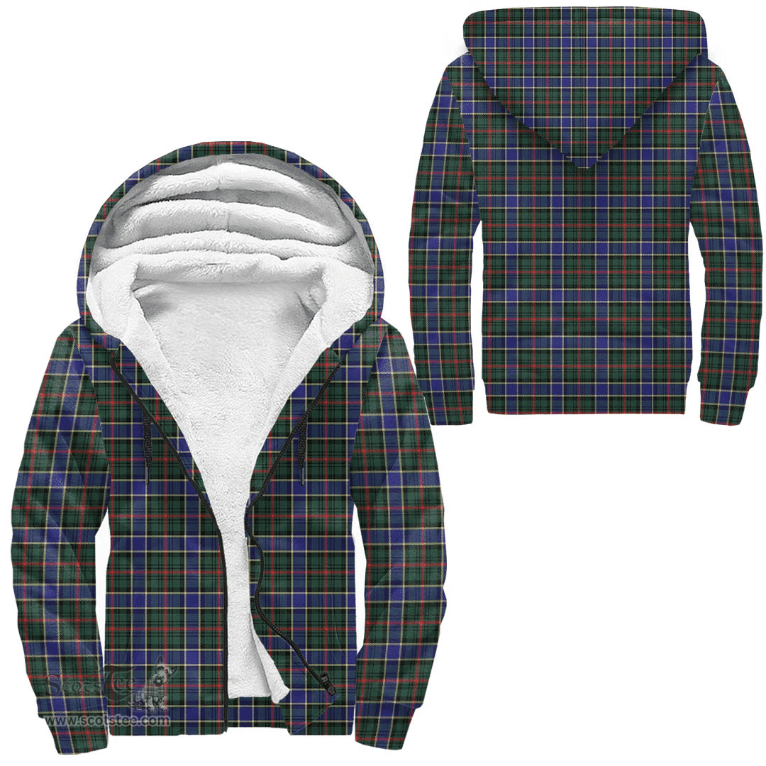 Scottish Ogilvie Hunting Modern Clan Tartan Sherpa Hoodie - Scottish Plaid Hoodies Scottish Plaid Tartan Plaid - ScotsTee - scotstee.com