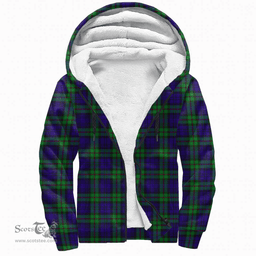 Scottish Mackinlay Modern Clan Tartan Sherpa Hoodie - Scottish Plaid Hoodies Scottish Plaid Tartan Plaid - ScotsTee - scotstee.com