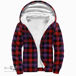 Scottish Brown Modern Clan Tartan Sherpa Hoodie - Scottish Plaid Hoodies Scottish Plaid Tartan Plaid - ScotsTee - scotstee.com