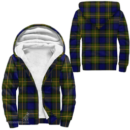 Scottish More (Muir) Clan Tartan Sherpa Hoodie - Scottish Plaid Hoodies Scottish Plaid Tartan Plaid - ScotsTee - scotstee.com