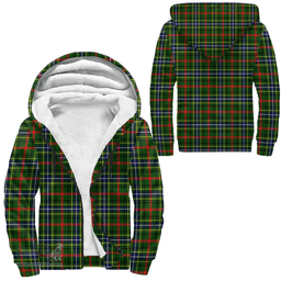 Scottish Bisset Clan Tartan Sherpa Hoodie - Scottish Plaid Hoodies Scottish Plaid Tartan Plaid - ScotsTee - scotstee.com