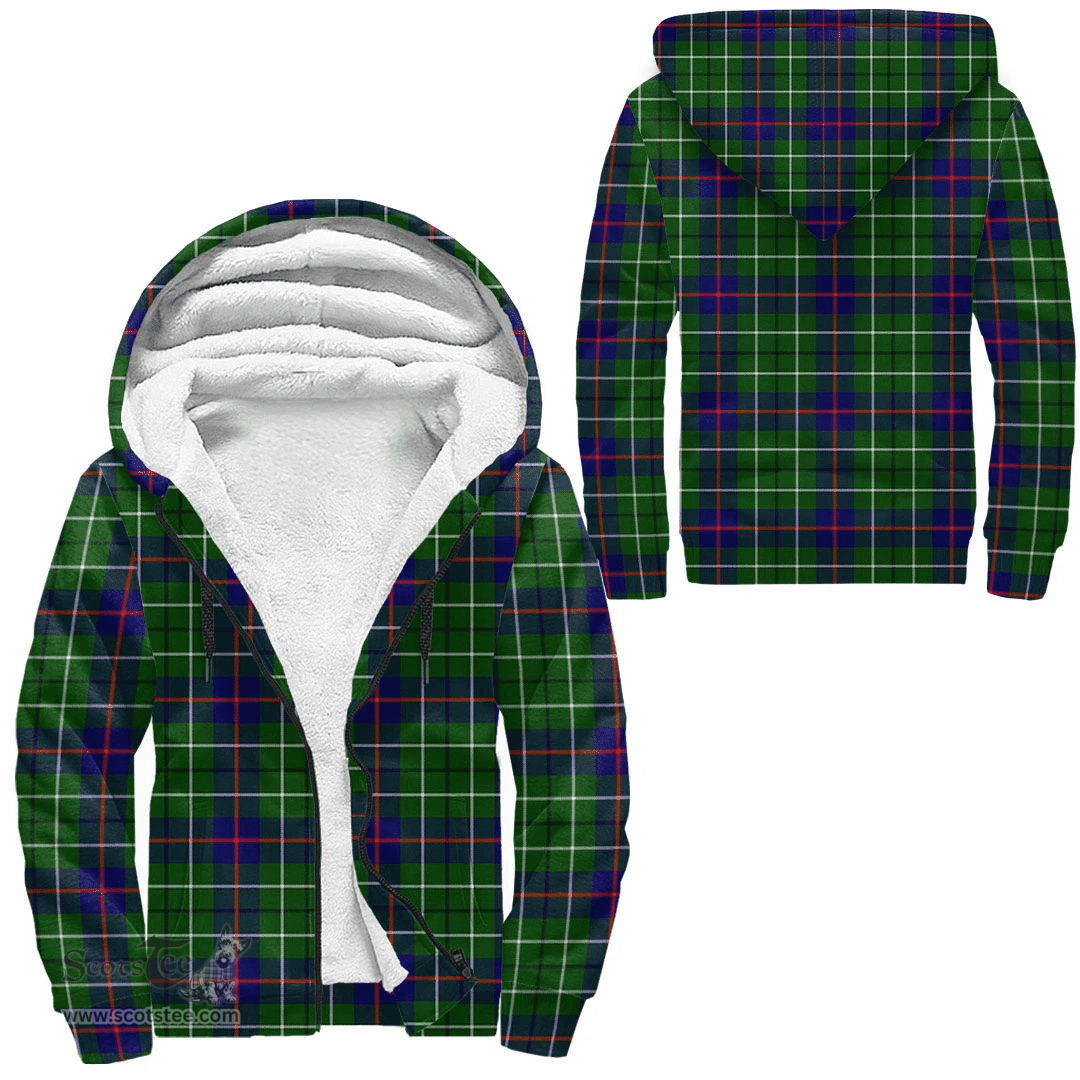 Scottish Duncan Modern Clan Tartan Sherpa Hoodie - Scottish Plaid Hoodies Scottish Plaid Tartan Plaid - ScotsTee - scotstee.com