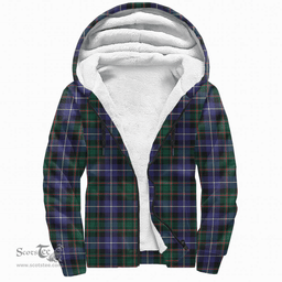 Scottish Macrae Hunting Modern Clan Tartan Sherpa Hoodie - Scottish Plaid Hoodies Scottish Plaid Tartan Plaid - ScotsTee - scotstee.com