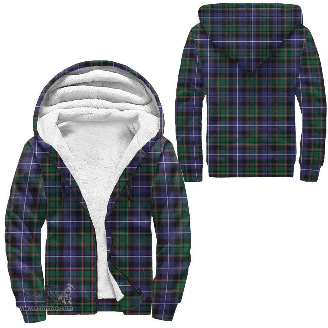 Scottish Macrae Hunting Modern Clan Tartan Sherpa Hoodie - Scottish Plaid Hoodies Scottish Plaid Tartan Plaid - ScotsTee - scotstee.com