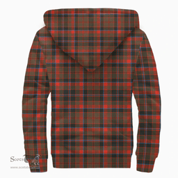 Scottish Cumming Hunting Weathered Clan Tartan Sherpa Hoodie - Scottish Plaid Hoodies Scottish Plaid Tartan Plaid - ScotsTee - scotstee.com