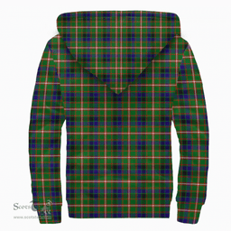 Scottish Reid Green Clan Tartan Sherpa Hoodie - Scottish Plaid Hoodies Scottish Plaid Tartan Plaid - ScotsTee - scotstee.com