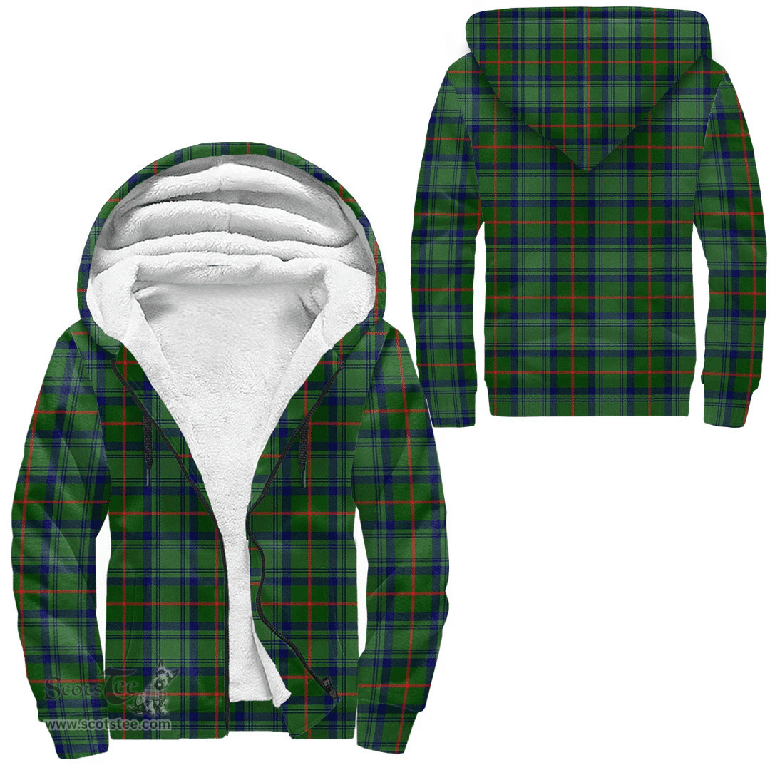 Scottish Cranstoun Clan Tartan Sherpa Hoodie - Scottish Plaid Hoodies Scottish Plaid Tartan Plaid - ScotsTee - scotstee.com