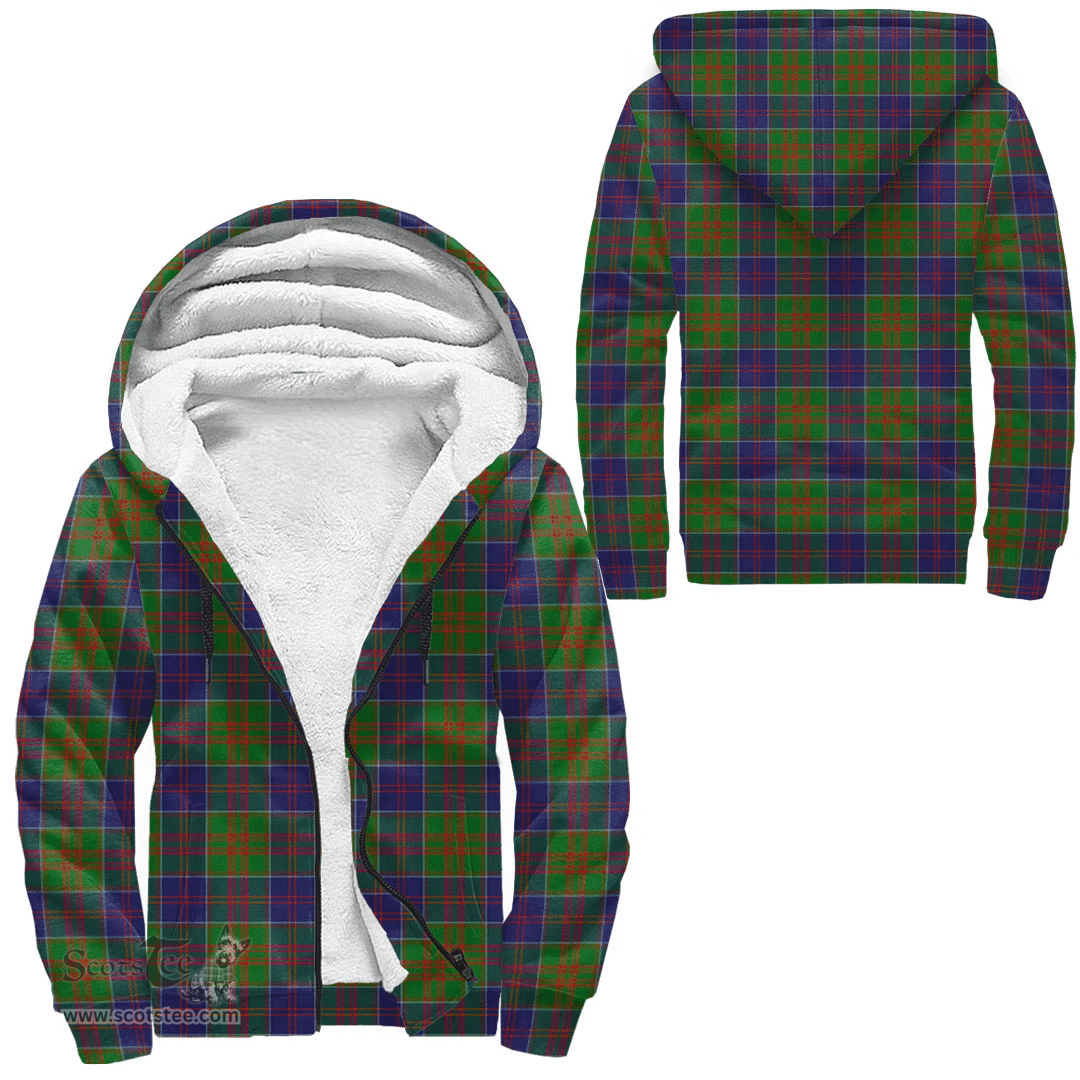 Scottish Stewart Of Appin Hunting Modern Clan Tartan Sherpa Hoodie - Scottish Plaid Hoodies Scottish Plaid Tartan Plaid - ScotsTee - scotstee.com