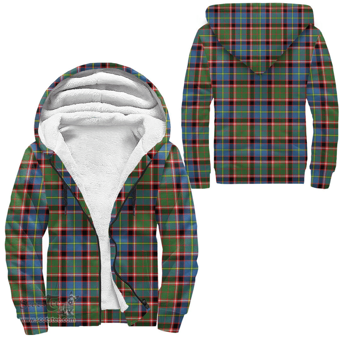 Scottish Stirling & Bannockburn District Clan Tartan Sherpa Hoodie - Scottish Plaid Hoodies Scottish Plaid Tartan Plaid - ScotsTee - scotstee.com