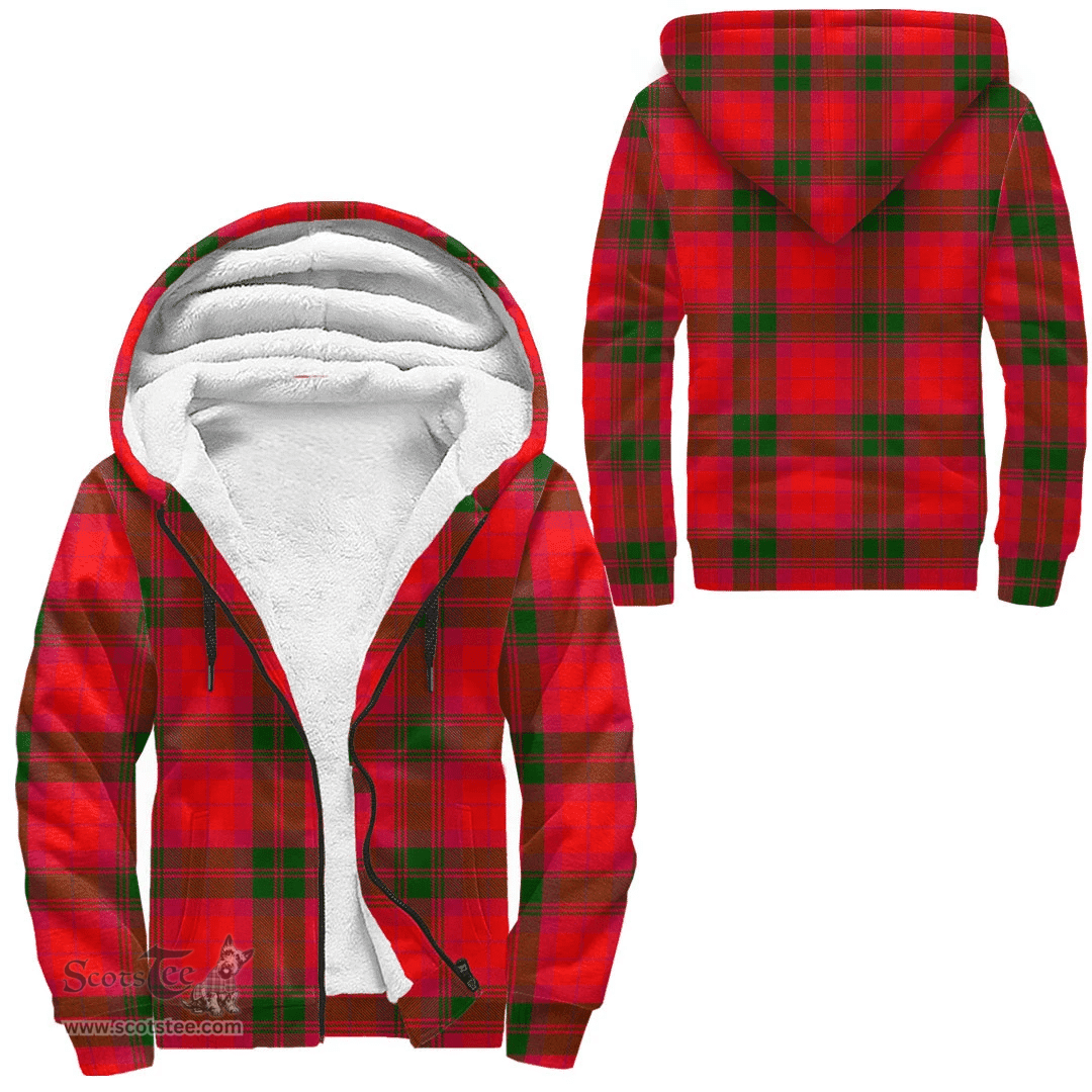 Scottish Macnab Modern Clan Tartan Sherpa Hoodie - Scottish Plaid Hoodies Scottish Plaid Tartan Plaid - ScotsTee - scotstee.com