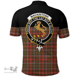 Scottish MacKintosh Hunting Weathered Clan Tartan Polo Shirt - Golf Special Style Scottish Plaid Tartan Plaid