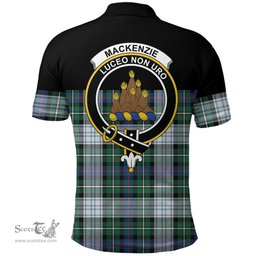 Scottish MacKenzie Dress Ancient Clan Tartan Polo Shirt - Golf Special Style Scottish Plaid Tartan Plaid