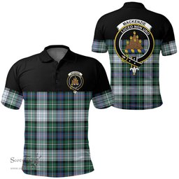 Scottish MacKenzie Dress Ancient Clan Tartan Polo Shirt - Golf Special Style Scottish Plaid Tartan Plaid